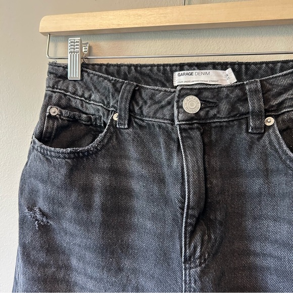 Garage Denim Jeans Black Pants Size 27 - Picture 5 of 8